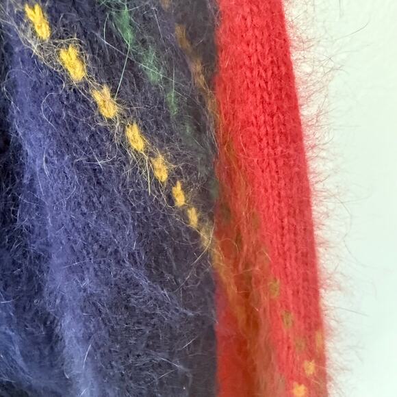 Rafaella Vintage ANGORA RABBIT HAIR WOOL Blend Buttondown sweater size 1X - Picture 7 of 10